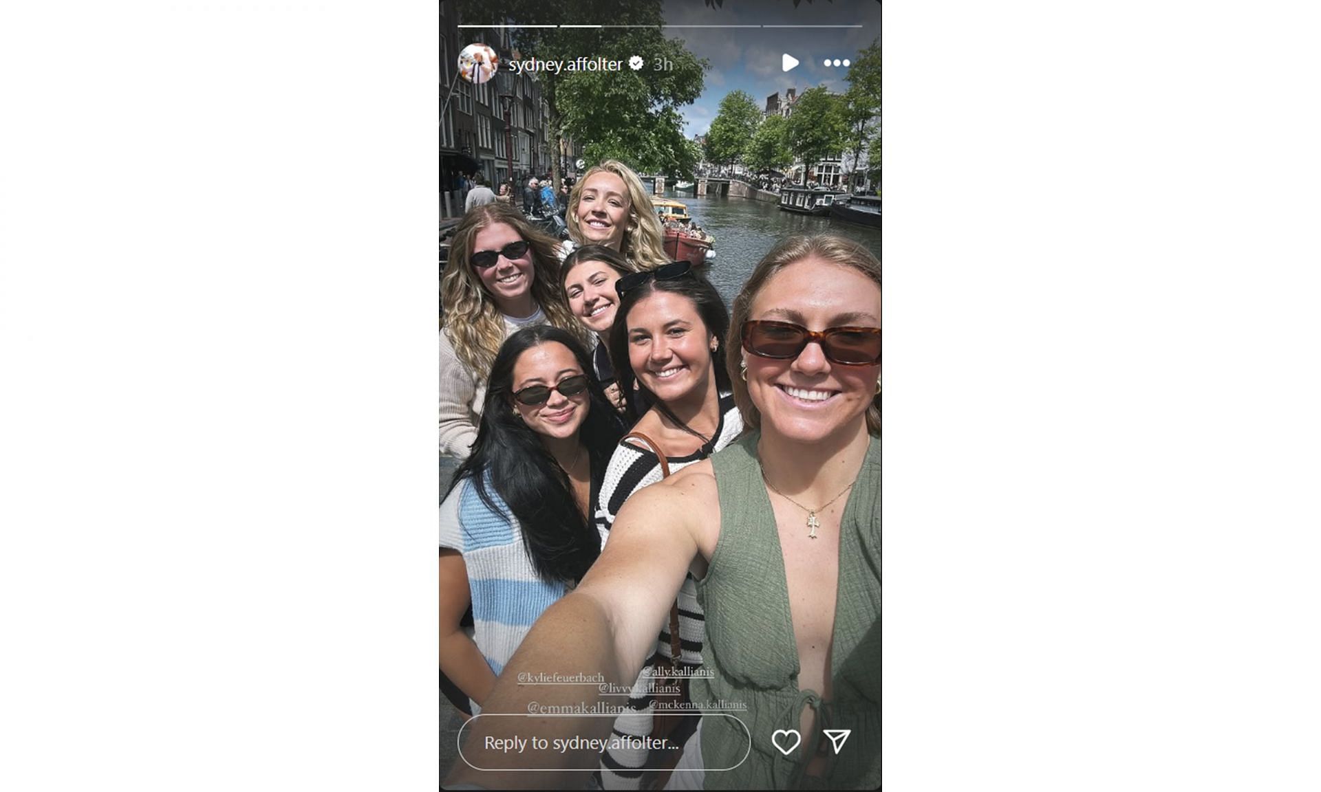 Screenshot, via Instagram (image credit: instagram/sydney.affolter)